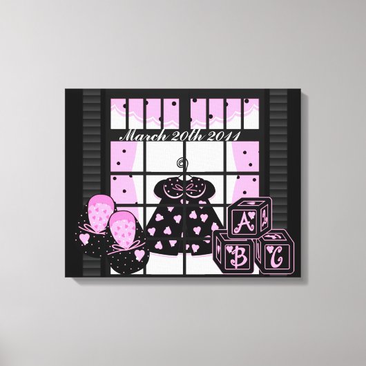 Toile enveloppée pour bébé (Recto)