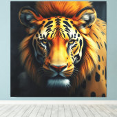 Toile enveloppée Premium - Art élégant et moderne (Insitu (Plancher de Bois))