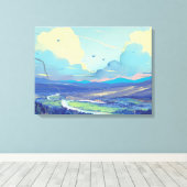 Toile enveloppée Premium Art numérique (Gloss) (Insitu (Plancher de Bois))
