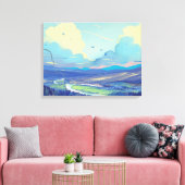 Toile enveloppée Premium Art numérique (Gloss) (Insitu(Salon))
