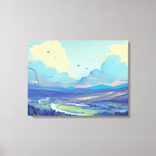 Toile enveloppée Premium Art numérique (Gloss) (Recto)