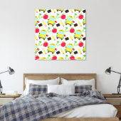 Toile enveloppée Premium de l'école (brillant) (Insitu(Chambre))