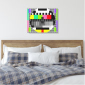 Toile enveloppée "Retro TV" (Insitu(Chambre))