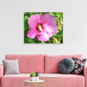 Toile - Enveloppée - Rose rose de Sharon (Insitu(Salon))