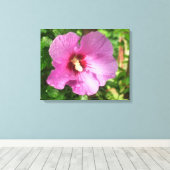 Toile - Enveloppée - Rose rose de Sharon (Insitu (Plancher de Bois))