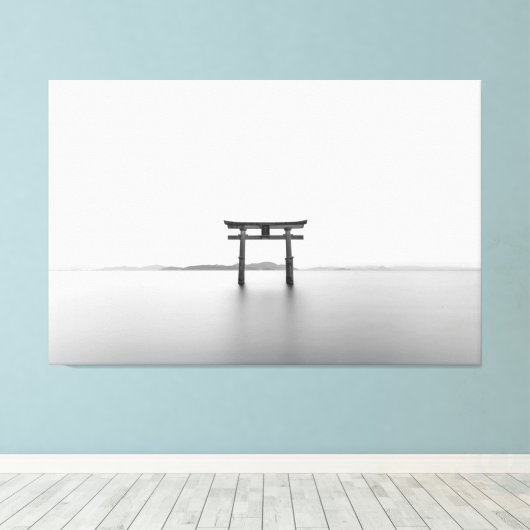 toile enveloppée shinto tori (Insitu (Plancher de Bois))