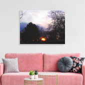 Toile Enveloppée Sunrise de Fireball (Insitu(Salon))