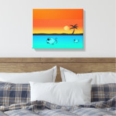 Toile Enveloppée Sunset Island (Insitu(Chambre))