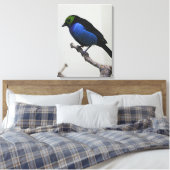 Toile Enveloppée Tanger Blue Paradise (Insitu(Chambre))