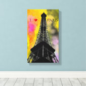 Toile Enveloppée Tour Eiffel (Insitu (Plancher de Bois))