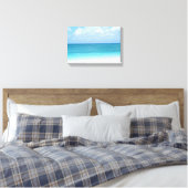 Toile Enveloppée Vue Plage Océan (Insitu(Chambre))
