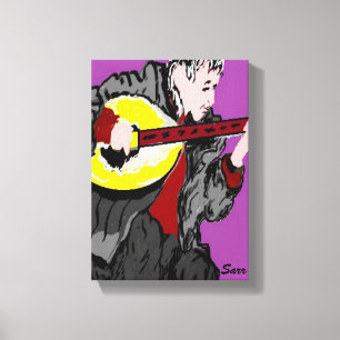 Toile Enveloppement De Toile/ Un Musicien