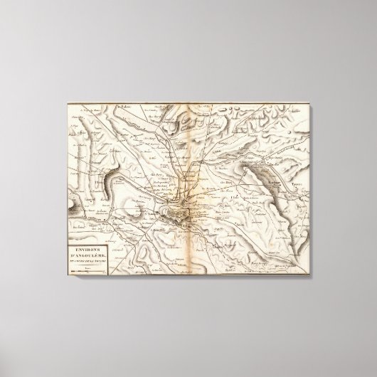 Toile Environs d'Angoulême (Recto)