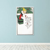 Toile Envoi de voeux de Noël par Jack-in-the-Box (Insitu (Plancher de Bois))