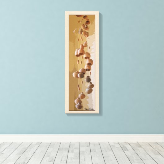 Toile Éoliennes d'argile spirale Chimes encore vie (Insitu (Plancher de Bois))