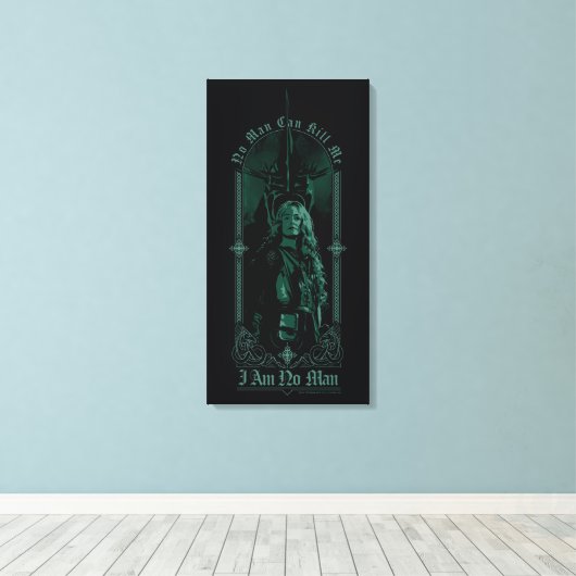 Toile Éowyn Vs SAURON™ "I Am No Man" Rohan Graphic (Insitu (Plancher de Bois))