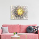 Toile Épanouissement avec fleur fractale abstraite moder (Insitu(Salon))
