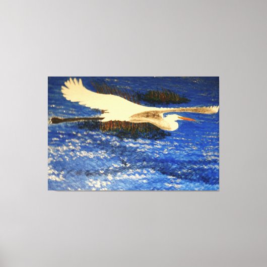 Toile Epaule blanche neige "estuaire" (Recto)