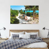 Toile Epave maritime des Caraïbes et océan (Insitu(Chambre))