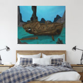 Toile Épave sous l'eau (Insitu(Chambre))