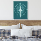 Toile Épée elfique ARWEN™ Citation (Insitu(Chambre))