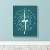 Toile Épée elfique ARWEN™ Citation (Insitu (Plancher de Bois))