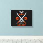 Toile Épée japonaise Katana (Insitu (Plancher de Bois))