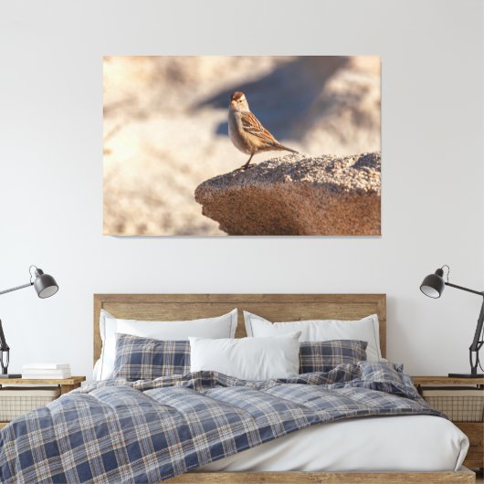 Toile Épervier sur le rocher (Insitu(Chambre))