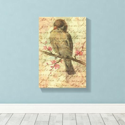 Toile Épervier vintage (Insitu (Plancher de Bois))