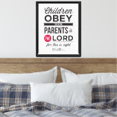 Toile Éphésiens 6:1 (Insitu(Chambre))