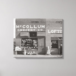 Toile Épicerie de petite ville, 1935