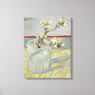 Toile Épingle d'amande à fleurs en verre de Van Gogh