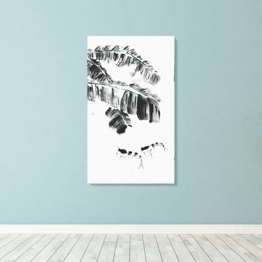 Toile Épis dans l'eau (Insitu (Plancher de Bois))