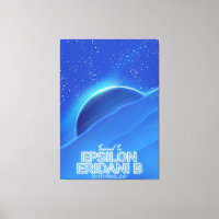 Epsilon Eridani b sci-fi poster voyage