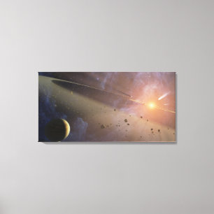 Toile Epsilon Eridani de système planétaire
