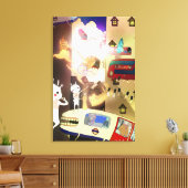 Toile Épuisement de la ville 2013 (Insitu(Salon))