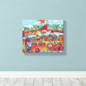 Toile Équateur Canvas Painting (Insitu (Plancher de Bois))