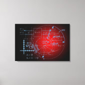 Toile équations mathématiques (Recto)