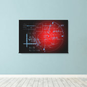 Toile équations mathématiques (Insitu (Plancher de Bois))