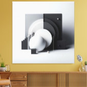 Toile Équilibre de la géométrie silencieuse (Insitu(Salon))