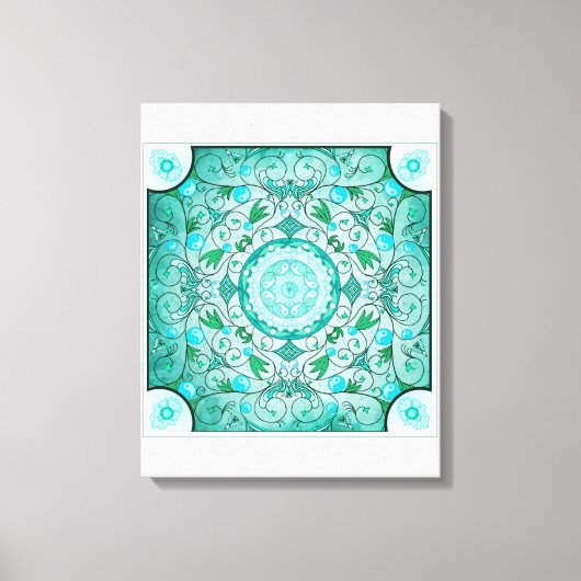 Toile Équilibre de la nature Guérison Mandala (Recto)