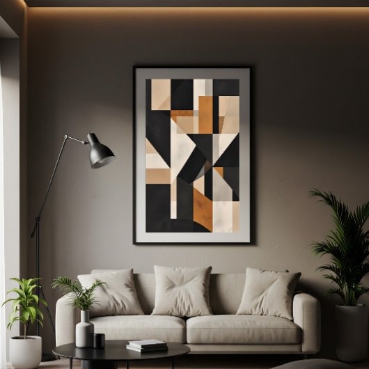 Toile Équilibre Géométrique