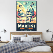 Toile Équipage de l'affiche de voyage spatial Martini (Insitu(Chambre))
