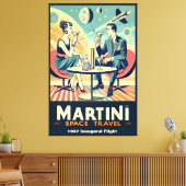 Toile Équipage de l'affiche de voyage spatial Martini (Insitu(Salon))