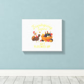 Toile Équipe D'Action D'Amitié Se Frapper En T-Shi Surdi (Insitu (Plancher de Bois))