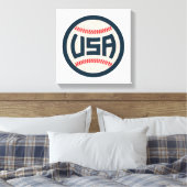 Toile Équipe de baseball USA (Insitu(Chambre))