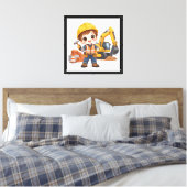 Toile Équipe de construction junior (Insitu(Chambre))