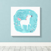 Toile Équipe de licorne magique (Insitu (Plancher de Bois))