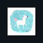 Toile Équipe de licorne magique<br><div class="desc">Magic Unicorn Squad III par Juin Erica Vess. Dispose d'une licorne avec un arrière - plan pastel aquarelle.</div>