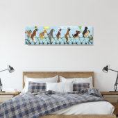 Toile Équipe de Mutley sur tandem (Insitu(Chambre))